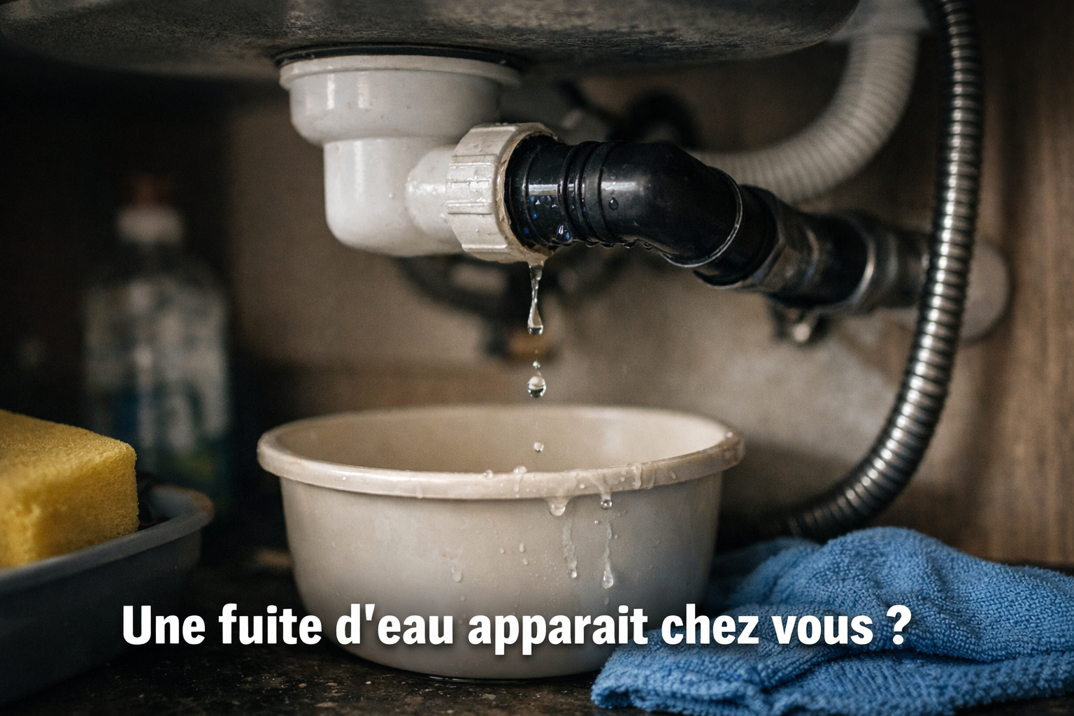 Une fuite d’eau apparaît chez vous ?