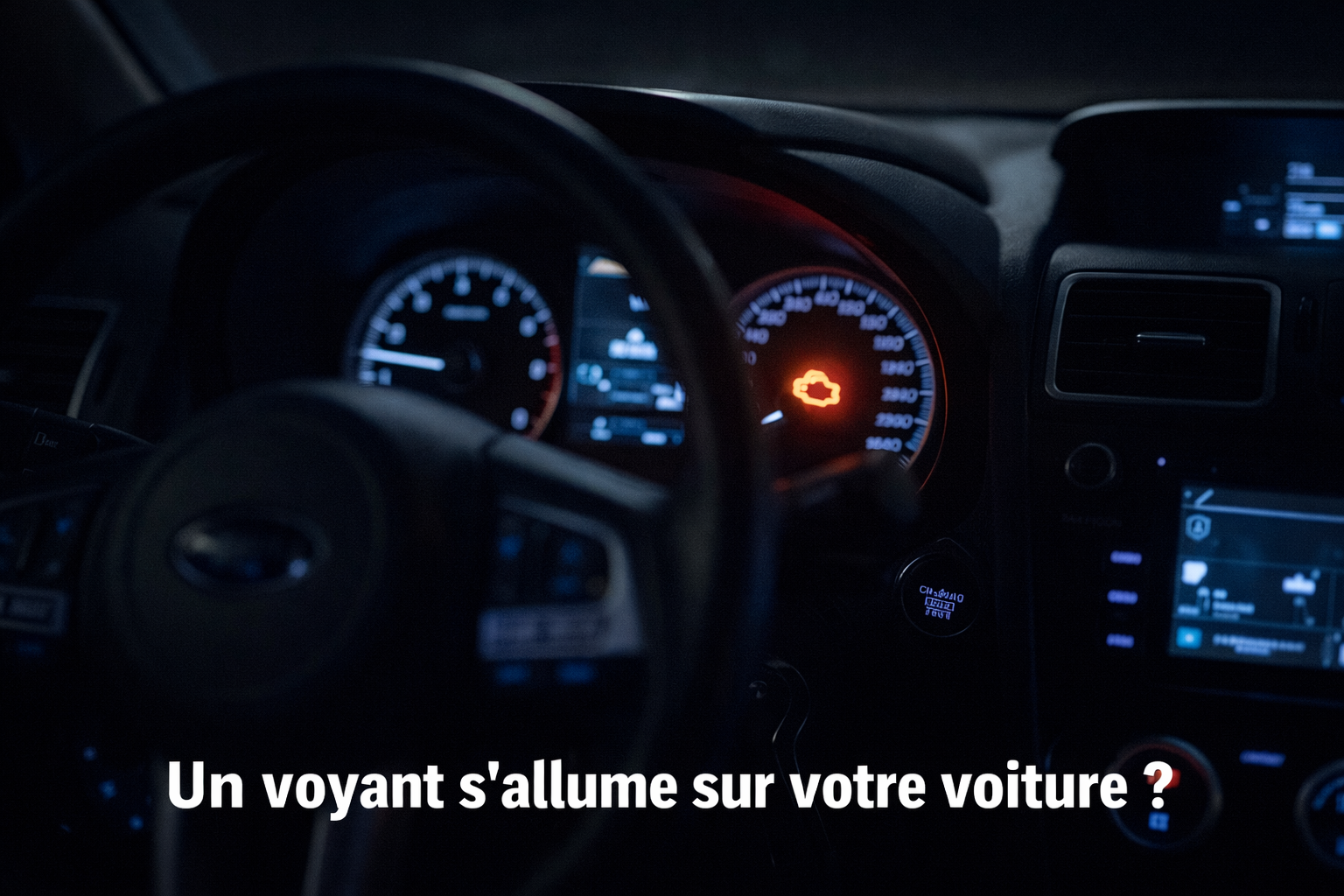 Un voyant s’allume sur votre voiture ?