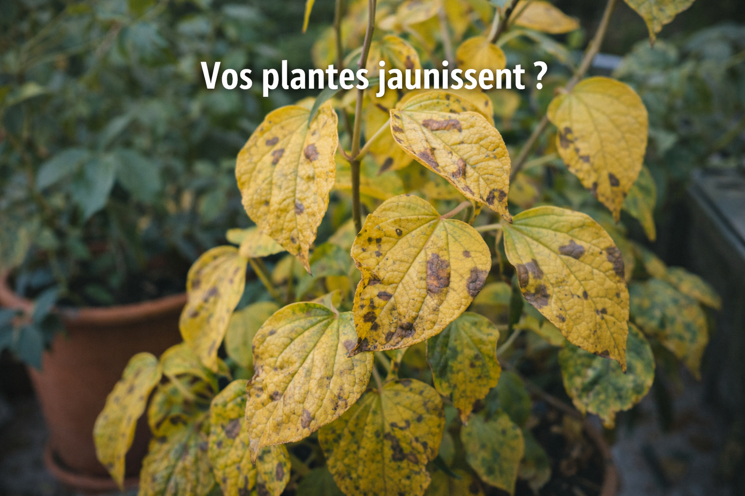 Vos plantes jaunissent ?
